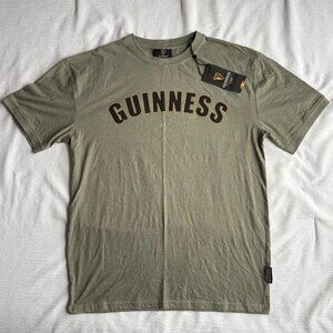NWT Guinness Bottle Cap Green Heathered T-Shirt Men's Size Large Beer Stout Tee